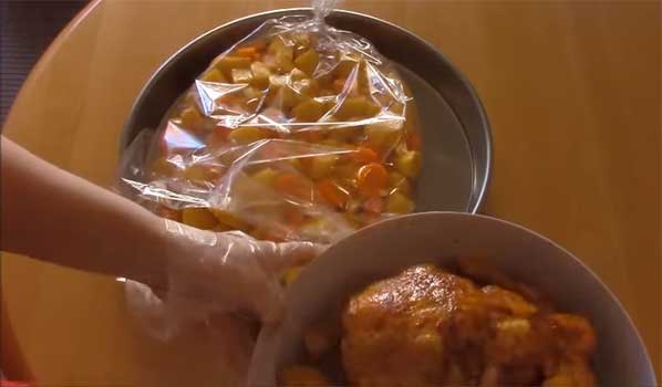 Курица в рукаве, запеченная в духовке - пошаговый рецепт с фото